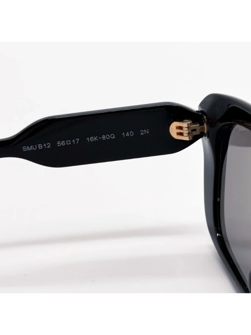 New Miu Miu MUB12S 16K80Q Black Cat Eye Sunglasses SMU B12
